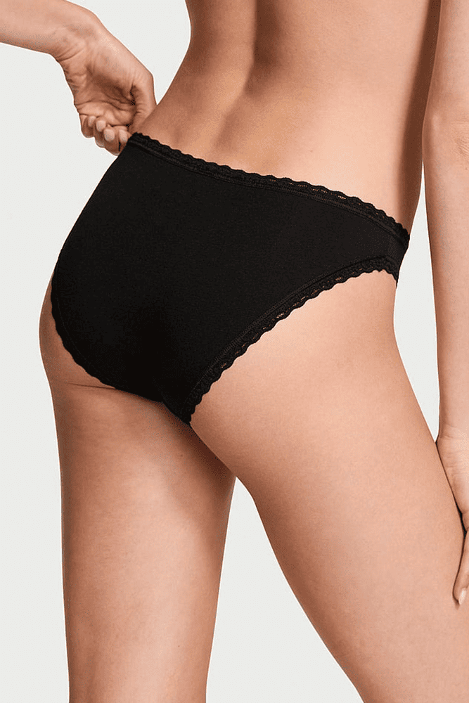 Трусики БАВОВНЯНІ БІКІНІ BLACK Victoria`s Secret Трусики БАВОВНЯНІ БІКІНІ BLACK Victoria`s Secret