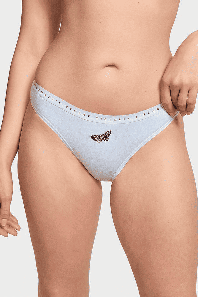 Трусики хлопковые бикини BLUE Victoria`s Secret
