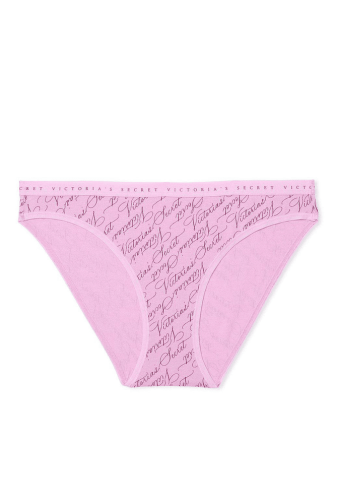 Трусики хлопчатобумажные бикини VIOLET LOGO Victoria`s Secret