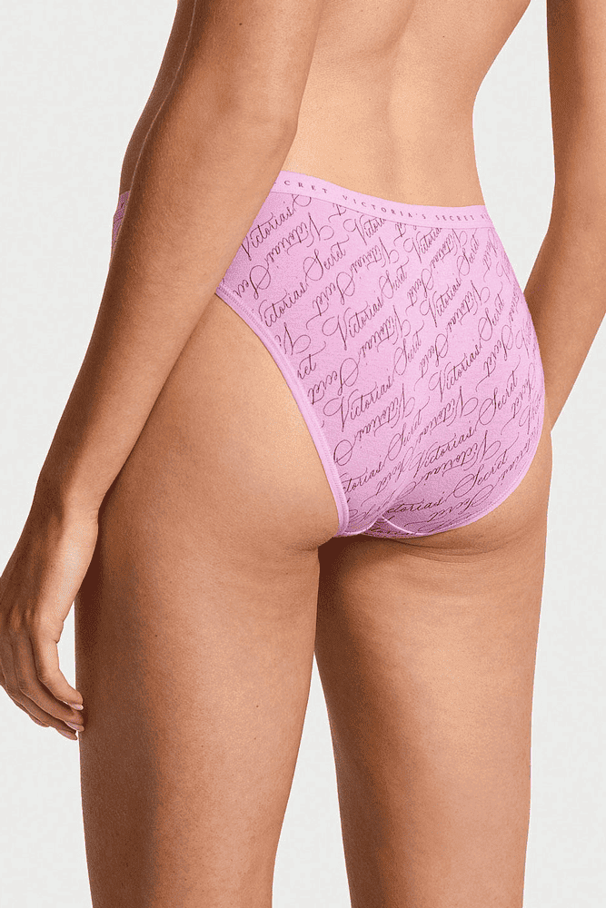 Трусики хлопчатобумажные бикини VIOLET LOGO Victoria`s Secret Трусики хлопчатобумажные бикини VIOLET LOGO Victoria`s Secret