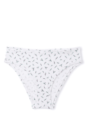 Трусики Хлопчатобумажные бразилианы WHITE FLOWERS Victoria`s Secret