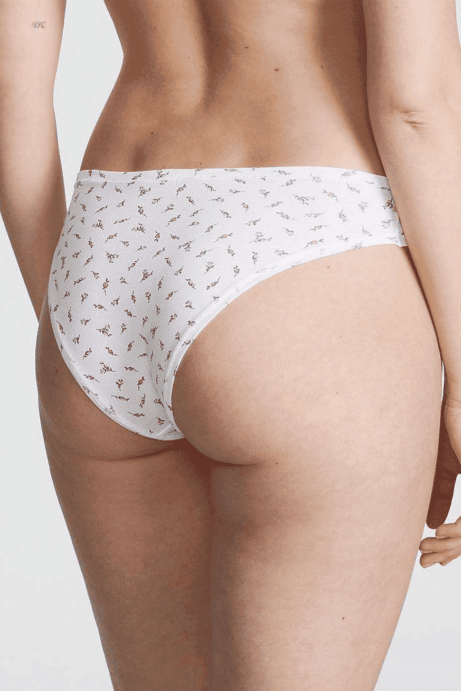 Трусики Хлопчатобумажные бразилианы WHITE FLOWERS Victoria`s Secret Трусики Хлопчатобумажные бразилианы WHITE FLOWERS Victoria`s Secret