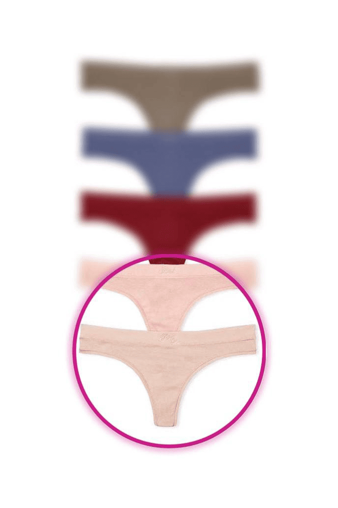 Трусики БАВОВНЯНІ СТРІНГИ NUDE Victoria`s Secret