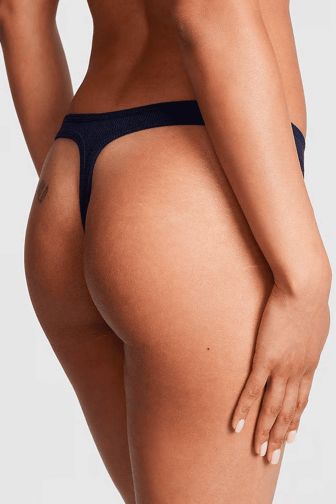 Трусики БАВОВНЯНІ СТРІНГИ РУБЧИК NAVY Victoria`s Secret Трусики БАВОВНЯНІ СТРІНГИ РУБЧИК NAVY Victoria`s Secret