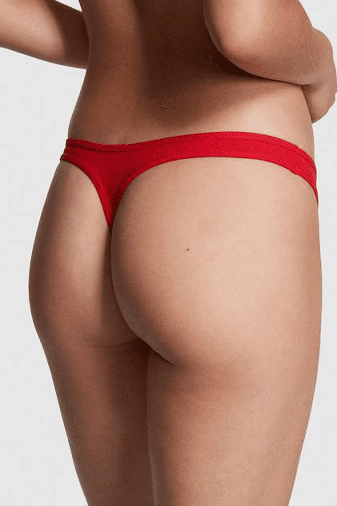 Трусики БАВОВНЯНІ СТРІНГИ РУБЧИК RED Victoria`s Secret Трусики БАВОВНЯНІ СТРІНГИ РУБЧИК RED Victoria`s Secret