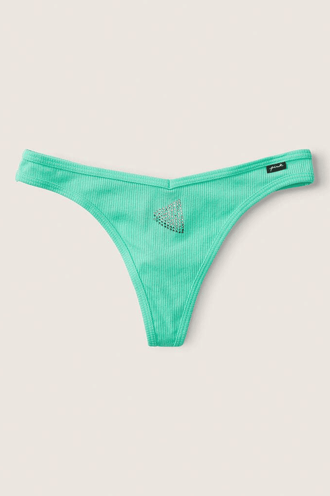 Трусики БАВОВНЯНІ СТРІНГИ РУБЧИК WATERMELON Victoria`s Secret