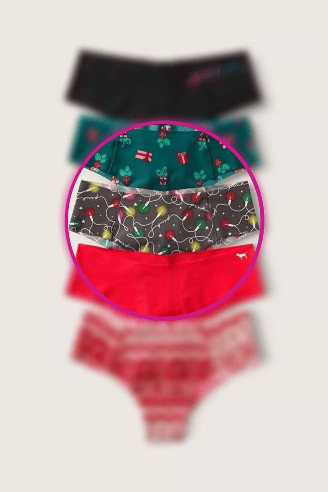 Трусики БЕЗШОВНІ БРАЗИЛІАНИ PRINT Victoria`s Secret
