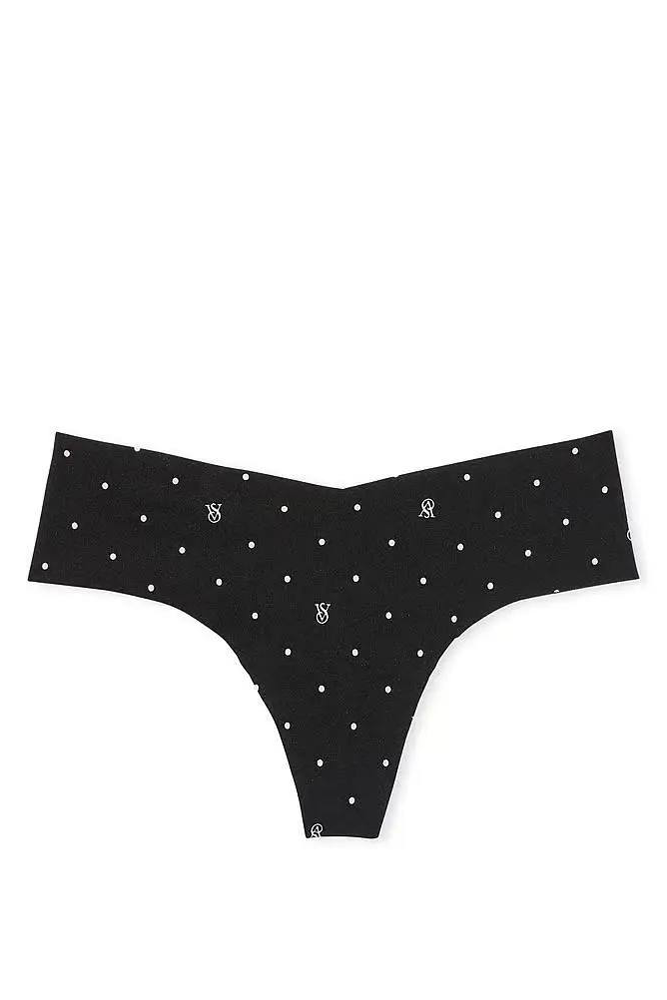 Трусики БЕЗШОВНІ СТРІНГИ BLACK DOT Victoria`s Secret