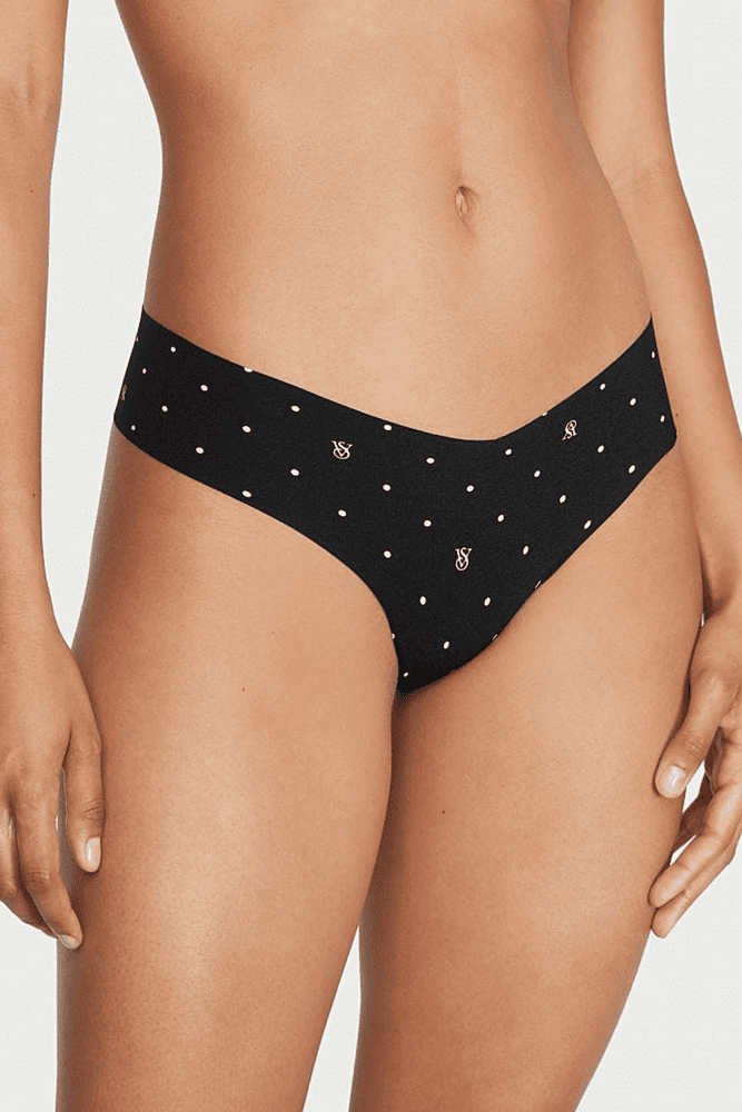 Трусики БЕЗШОВНІ СТРІНГИ BLACK DOT Victoria`s Secret Трусики БЕЗШОВНІ СТРІНГИ BLACK DOT Victoria`s Secret