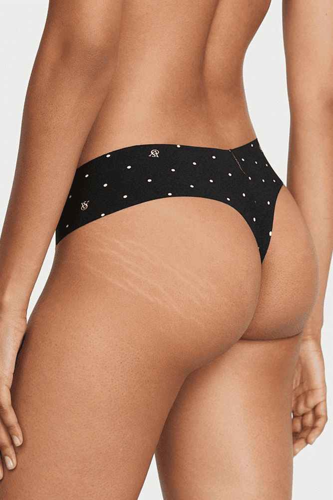 Трусики БЕЗШОВНІ СТРІНГИ BLACK DOT Victoria`s Secret Трусики БЕЗШОВНІ СТРІНГИ BLACK DOT Victoria`s Secret