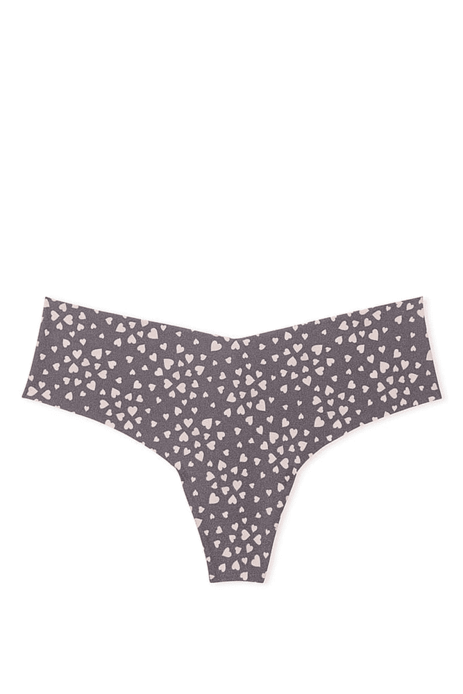 Трусики БЕСПЛАТНЫЕ СТРИНГИ GREY HEARTS Victoria`s Secret