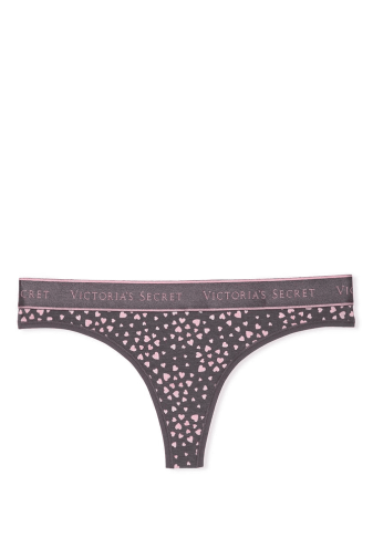 Трусики С РЕЗИНКОМ СТРИНГИ GREY HEARTS Victoria`s Secret