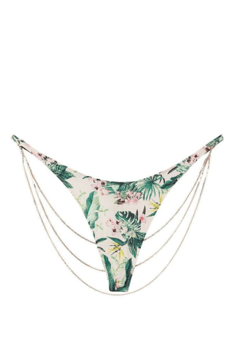 Трусики СО СТРАЗАМИ V-THONG PALM CHAIN ​​Victoria`s Secret