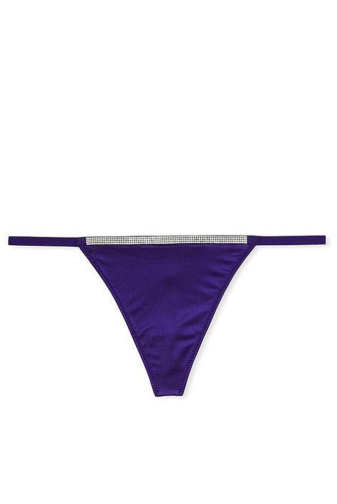 Трусики ЗІ СТРАЗАМИ V-THONG VIOLET Victoria`s Secret