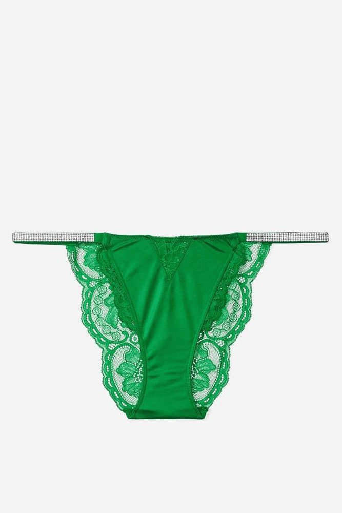 Трусики ЗІ СТРАЗАМИ БІКІНІ GRASS Victoria`s Secret
