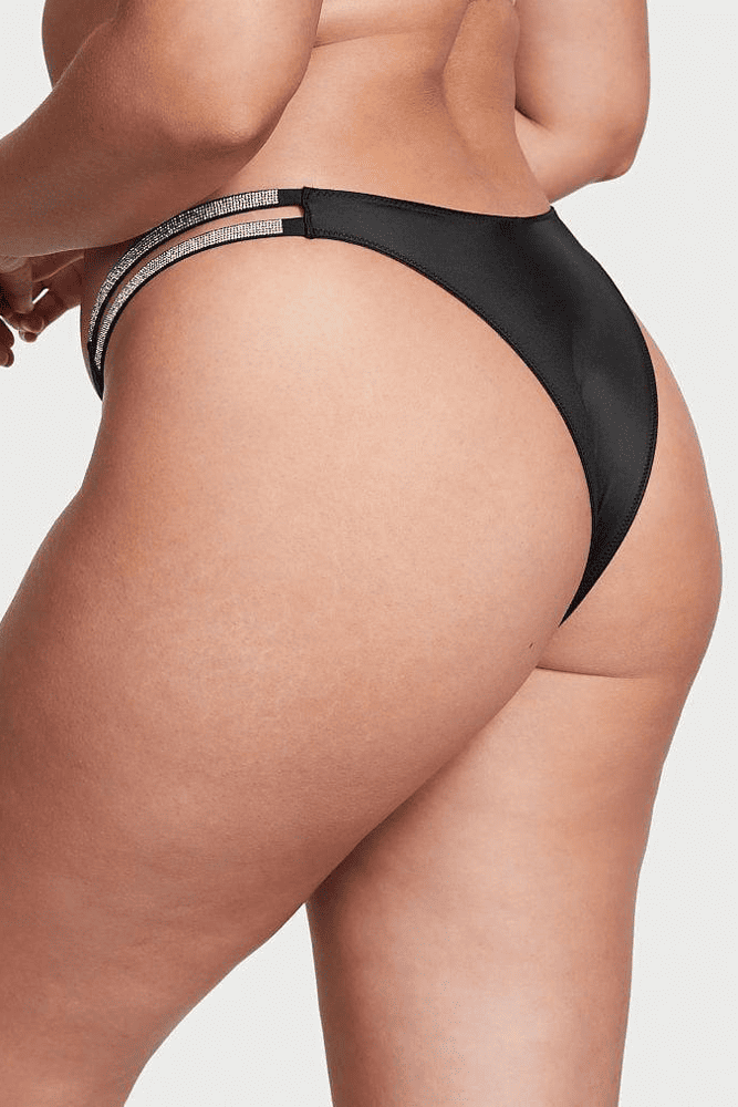 Трусики ЗІ СТРАЗАМИ БРАЗИЛІАНИ BLACK CROSS Victoria`s Secret Трусики ЗІ СТРАЗАМИ БРАЗИЛІАНИ BLACK CROSS Victoria`s Secret