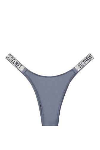 ТРУСИКИ СО СТРАЗАМИ БРАЗИЛИАНЫ GREY Victoria`s Secret