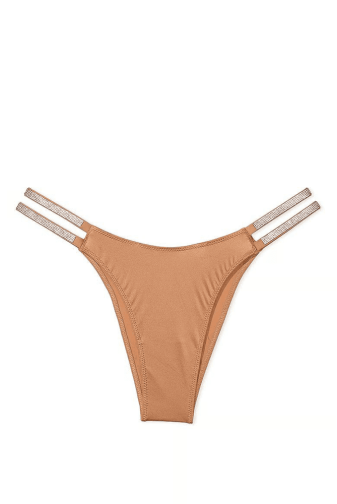 Трусики СО СТРАЗАМИ БРАЗИЛИАНЫ NUDE CROSS Victoria`s Secret