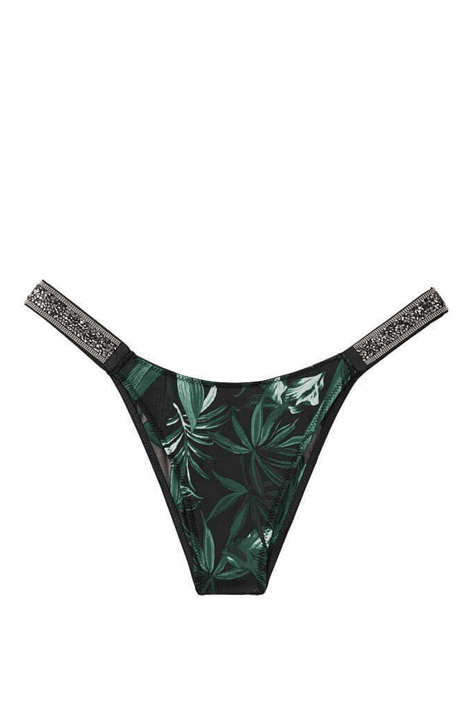 Трусики ЗІ СТРАЗАМИ БРАЗИЛІАНИ PALM PRINT Victoria`s Secret