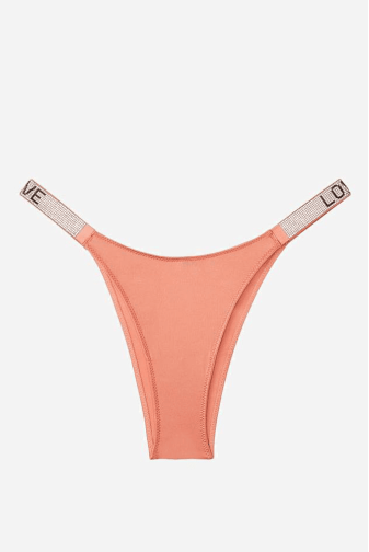 Трусики ЗІ СТРАЗАМИ БРАЗИЛІАНИ PEACH LOVE Victoria`s Secret