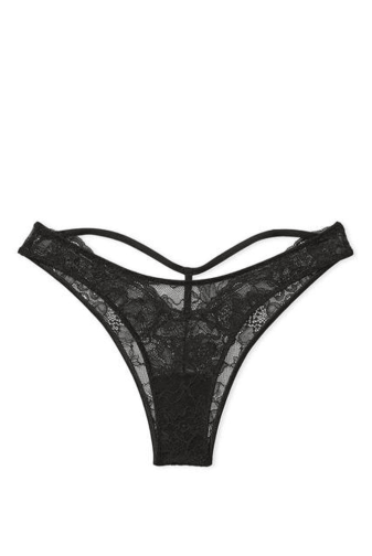 ТРУСИКИ СО СТРАЗАМИ БРАЗИЛИАНЫ СЕТЬ BLACK BACK Victoria`s Secret