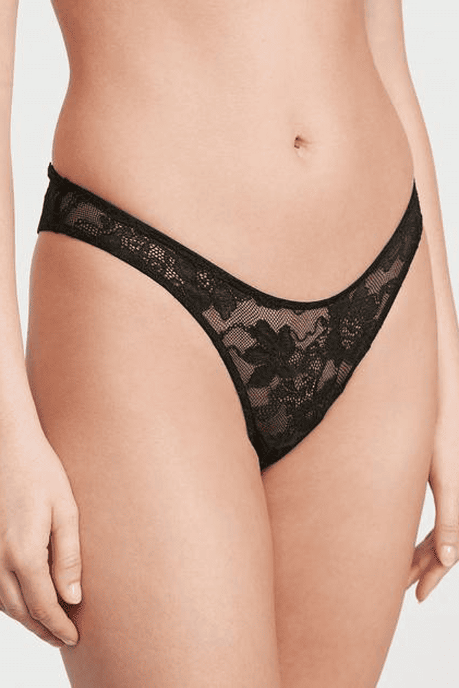 ТРУСИКИ СО СТРАЗАМИ БРАЗИЛИАНЫ СЕТЬ BLACK BACK Victoria`s Secret