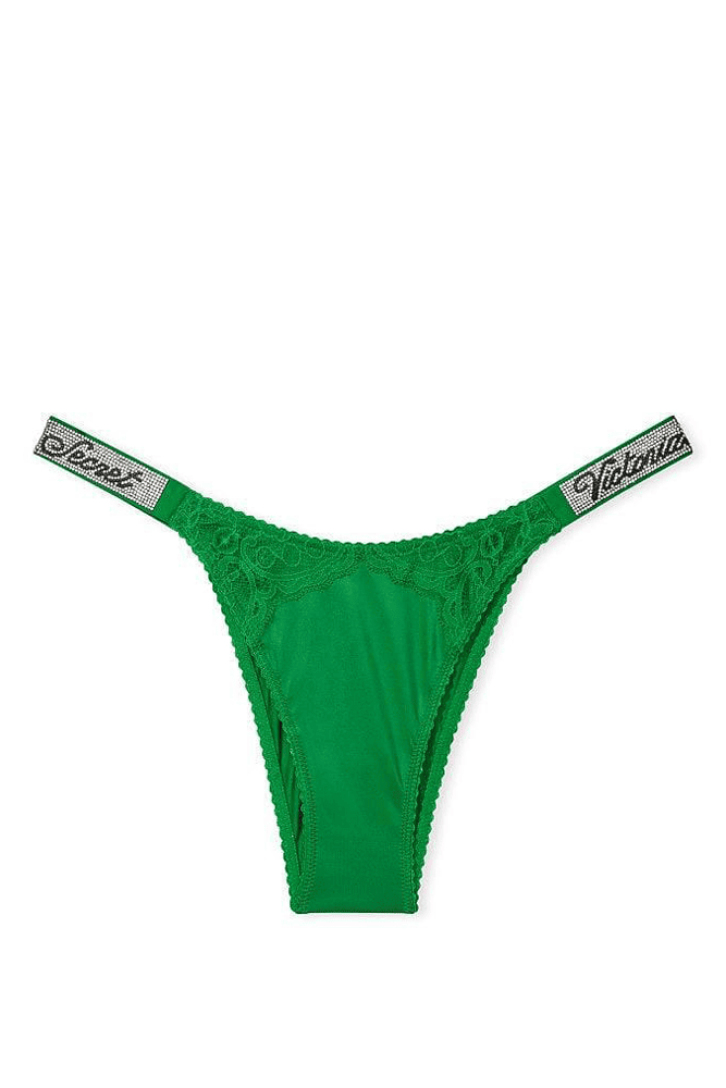 Трусики ЗІ СТРАЗАМИ БРАЗИЛІАНИ МЕРЕЖИВО GRASS Victoria`s Secret