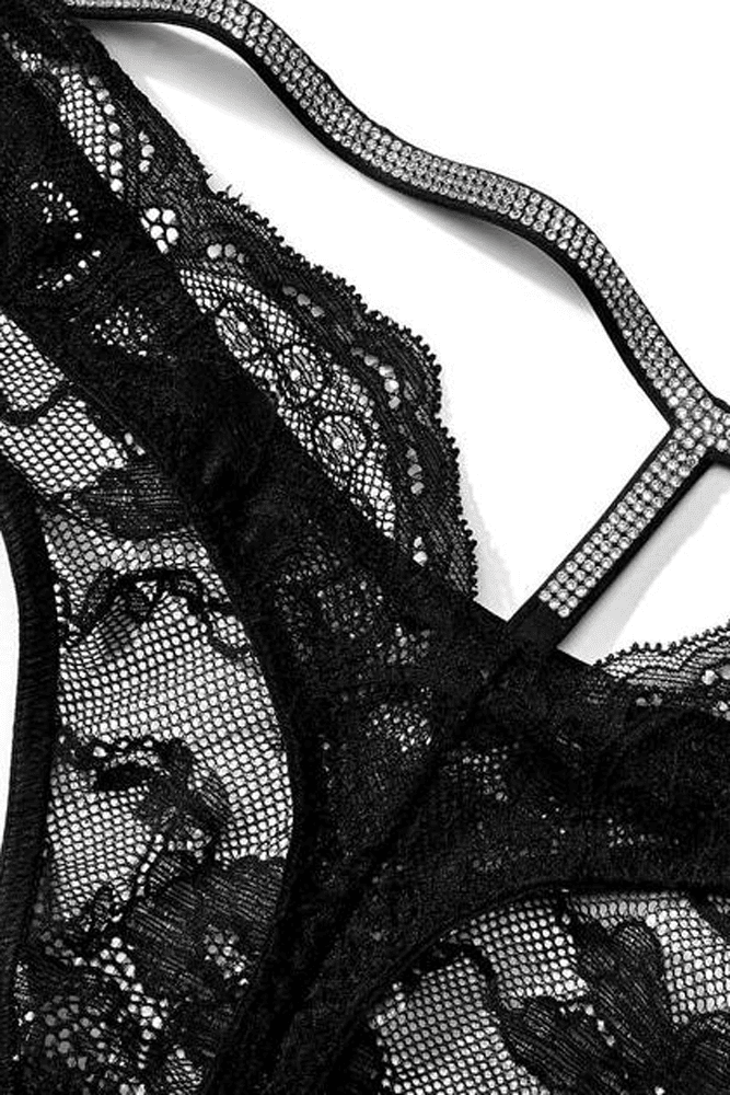 Трусики ЗІ СТРАЗАМИ СТРІНГИ BLACK BACK Victoria`s Secret Трусики ЗІ СТРАЗАМИ СТРІНГИ BLACK BACK Victoria`s Secret