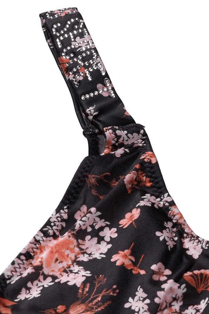 Трусики ЗІ СТРАЗАМИ СТРІНГИ BLACK FLOWER Victoria`s Secret Трусики ЗІ СТРАЗАМИ СТРІНГИ BLACK FLOWER Victoria`s Secret