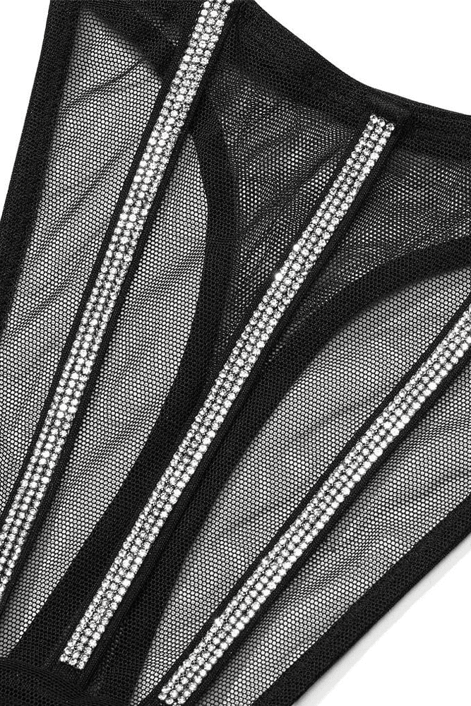 Трусики ЗІ СТРАЗАМИ СТРІНГИ BLACK LINES Victoria`s Secret Трусики ЗІ СТРАЗАМИ СТРІНГИ BLACK LINES Victoria`s Secret
