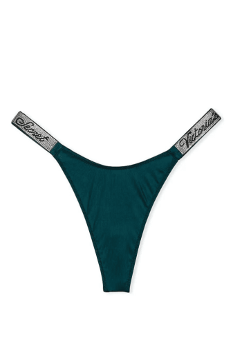 Трусики ЗІ СТРАЗАМИ СТРІНГИ EMERALD Victoria`s Secret