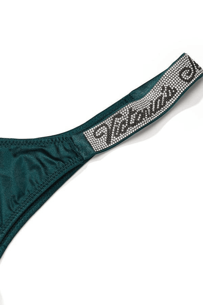 Трусики ЗІ СТРАЗАМИ СТРІНГИ EMERALD Victoria`s Secret Трусики ЗІ СТРАЗАМИ СТРІНГИ EMERALD Victoria`s Secret