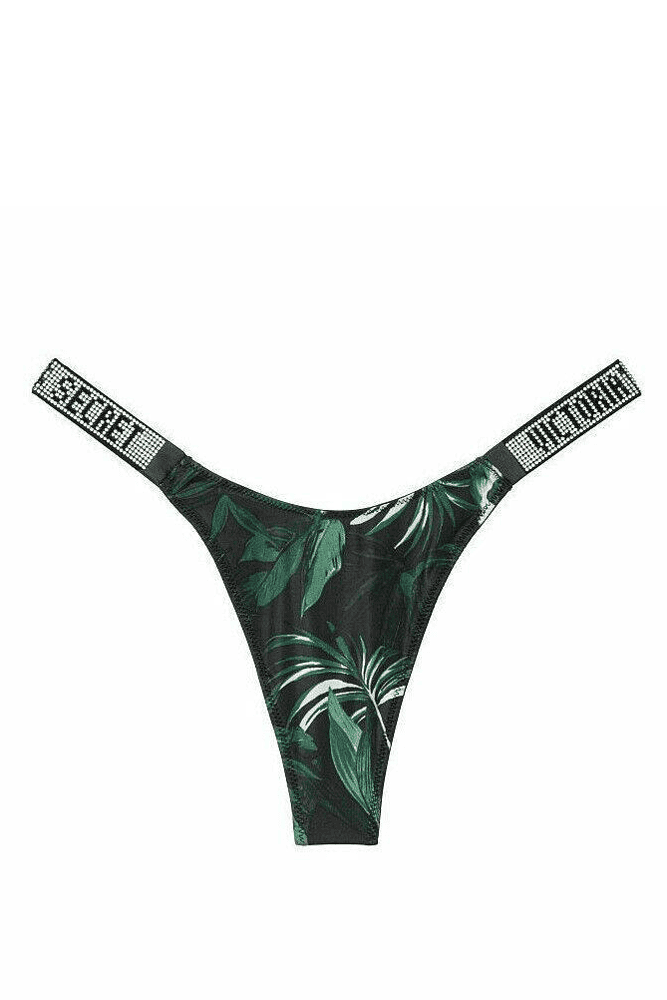 Трусики ЗІ СТРАЗАМИ СТРІНГИ PALM PRINT Victoria`s Secret