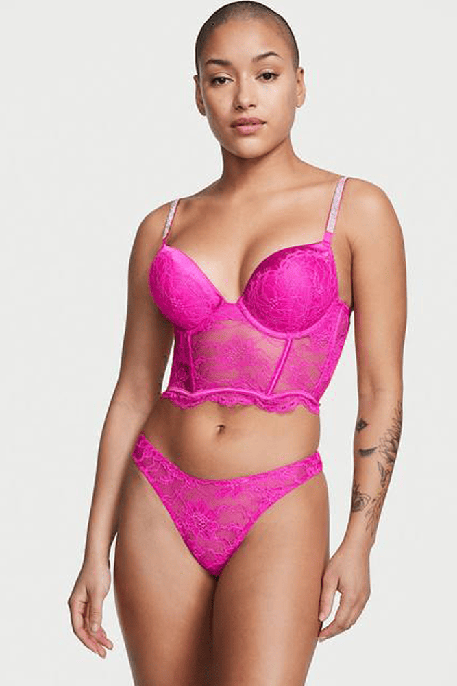 Трусики ЗІ СТРАЗАМИ СТРІНГИ PINK BACK Victoria`s Secret