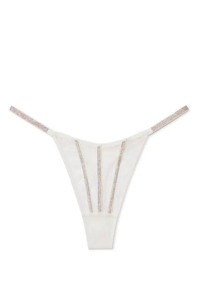 Трусики ЗІ СТРАЗАМИ СТРІНГИ WHITE LINES Victoria`s Secret
