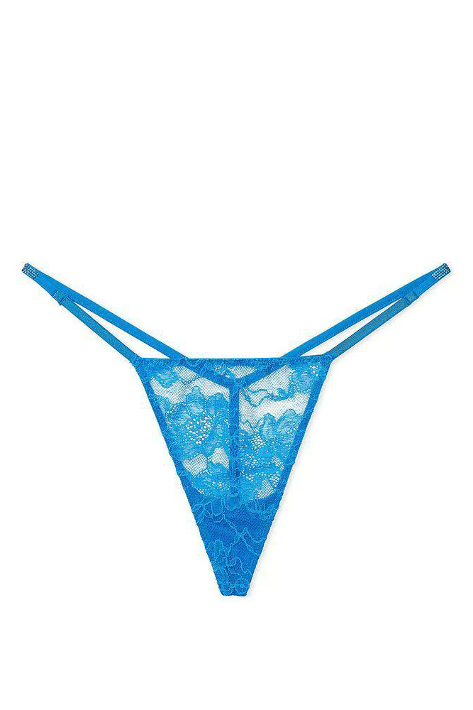 Трусики ЗІ СТРАЗАМИ СТРІНГИ МЕРЕЖИВО ELECTRIC BACK Victoria`s Secret