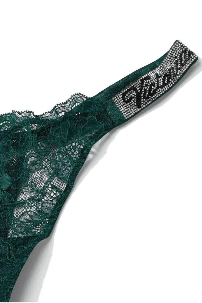Трусики ЗІ СТРАЗАМИ СТРІНГИ МЕРЕЖИВО EMERALD Victoria`s Secret Трусики ЗІ СТРАЗАМИ СТРІНГИ МЕРЕЖИВО EMERALD Victoria`s Secret