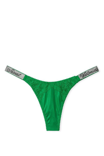 ТРУСИКИ СО СТРАЗАМИ СТРИНГИ СЕТЬ GRASS Victoria`s Secret