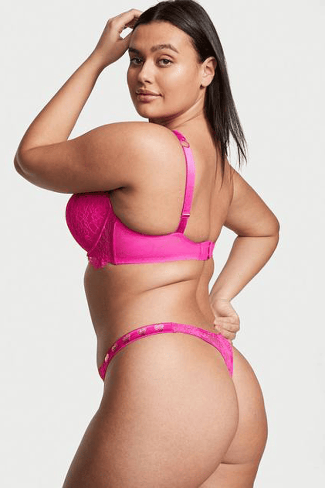 Трусики ЗІ СТРАЗАМИ СТРІНГИ МЕРЕЖИВО PINK HEART Victoria`s Secret Трусики ЗІ СТРАЗАМИ СТРІНГИ МЕРЕЖИВО PINK HEART Victoria`s Secret