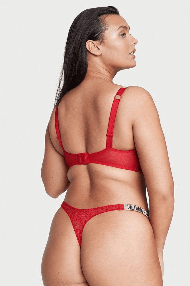 Трусики ЗІ СТРАЗАМИ СТРІНГИ МЕРЕЖИВО RED Victoria`s Secret Трусики ЗІ СТРАЗАМИ СТРІНГИ МЕРЕЖИВО RED Victoria`s Secret