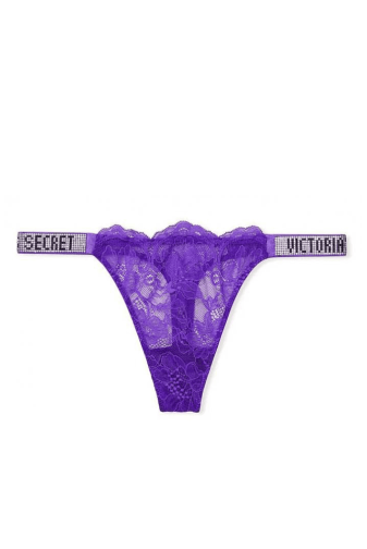 Трусики СО СТРАЗАМИ СТРИНГИ СЕТЬ VIOLET Victoria`s Secret