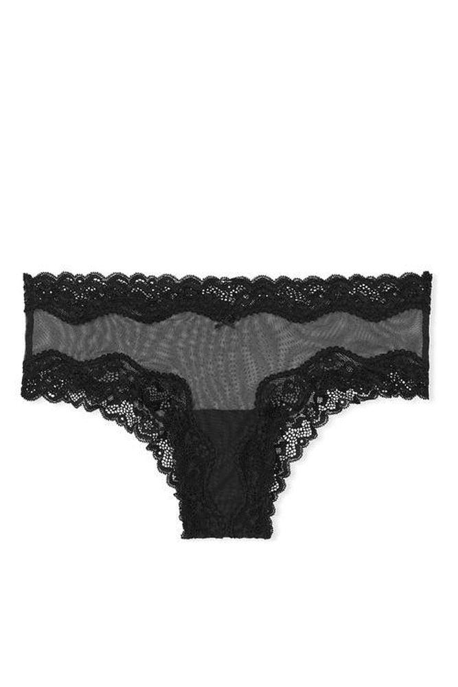 Трусики МЕРЕЖИВНІ ЛЮКС БРАЗИЛІАНИ BLACK TEASE Victoria`s Secret