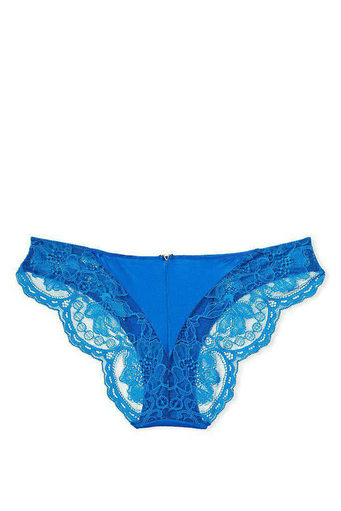 Трусики МЕРЕЖИВНІ ЛЮКС БРАЗИЛІАНИ BLUE Victoria`s Secret