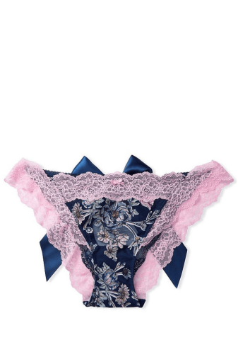 ТРУСКИ СЕТЕВЫЕ ЛЮКС БРАЗИЛИАНЫ FLORAL BOW Victoria`s Secret