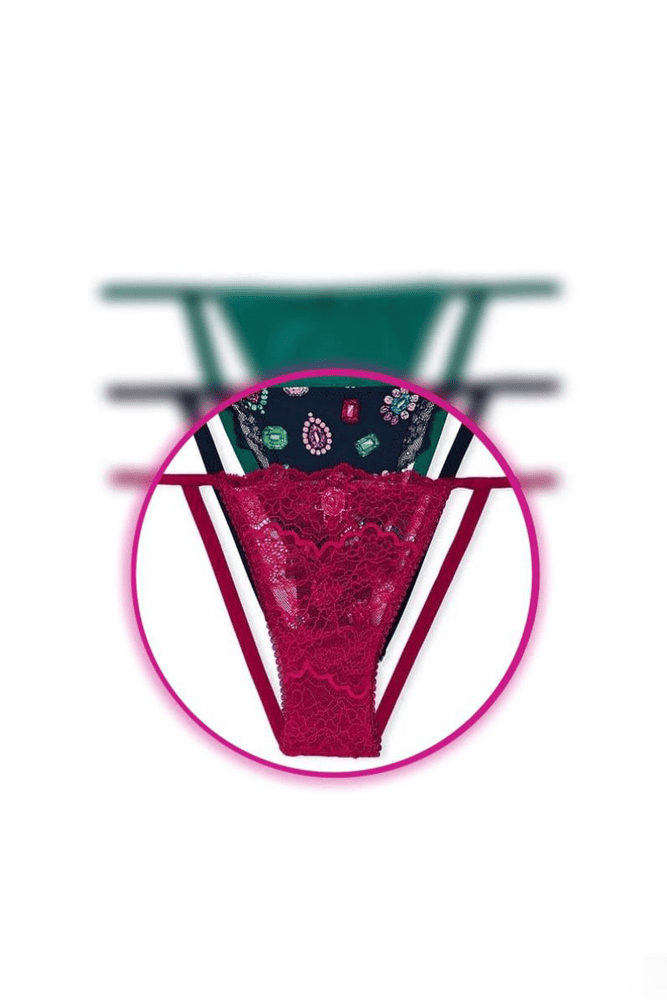 Трусики МЕРЕЖИВНІ ЛЮКС БРАЗИЛІАНИ KIR EMBL Victoria`s Secret
