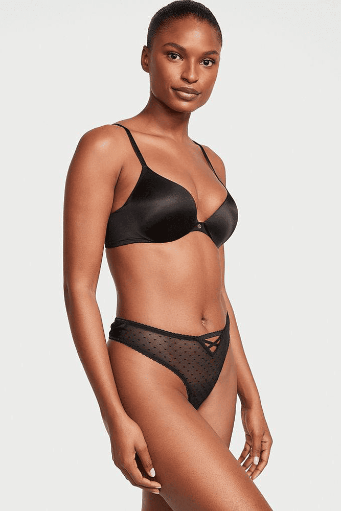 Трусики МЕРЕЖИВНІ ЛЮКС З ДОСТУПОМ BLACK DOT Victoria`s Secret Трусики МЕРЕЖИВНІ ЛЮКС З ДОСТУПОМ BLACK DOT Victoria`s Secret