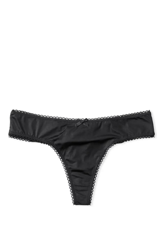ТРУСКИ СЕТЕВЫЕ ЛЮКС СТРИНГИ BLACK BOW Victoria`s Secret