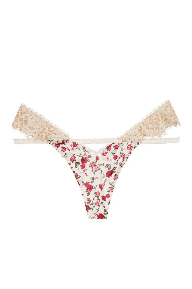 Трусики РУБЕЖНЫЕ ЛЮКС СТРИНГИ LOVE LEMONS Victoria`s Secret