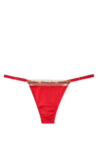 ТРУСКИ СЕТЕВЫЕ ЛЮКС СТРИНГИ RED MESH Victoria`s Secret