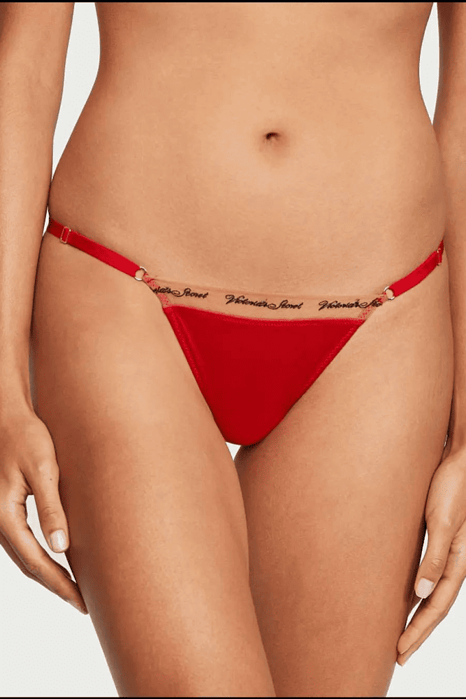 Трусики МЕРЕЖИВНІ ЛЮКС СТРІНГИ RED MESH Victoria`s Secret